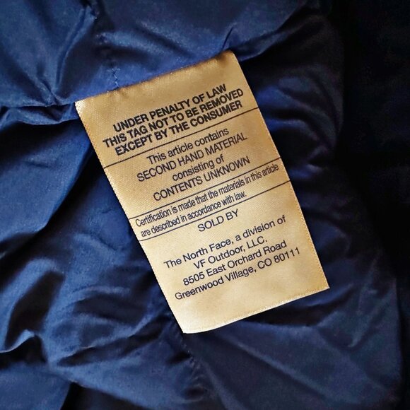 The North Face Women’s 2XL Arctic Parka Coat 600 Down Fill Black Jacket - Picture 11 of 16